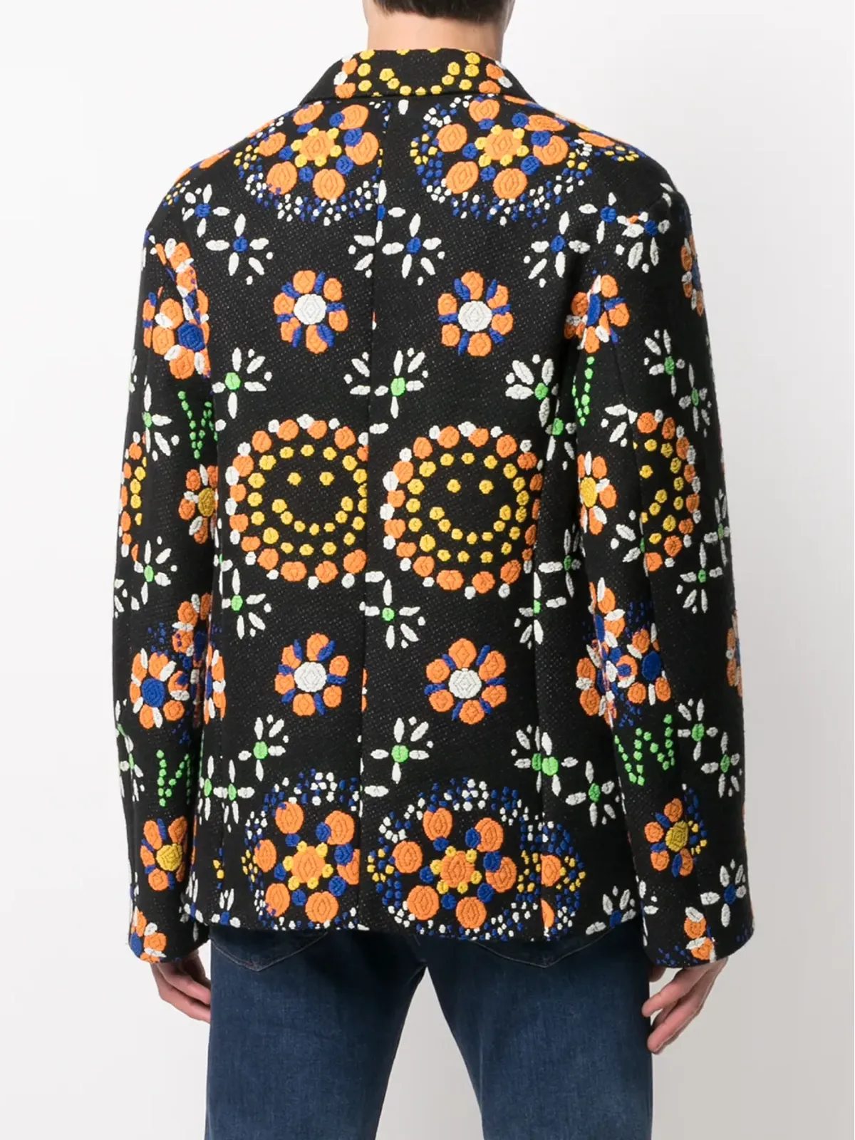 Walter Van Beirendonck Pre-Owned 刺繍入りボックス型ブレザー - 画像4