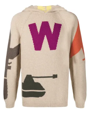 Walter Van Beirendonck ビンテージ ニットフーディ - サムネイル1