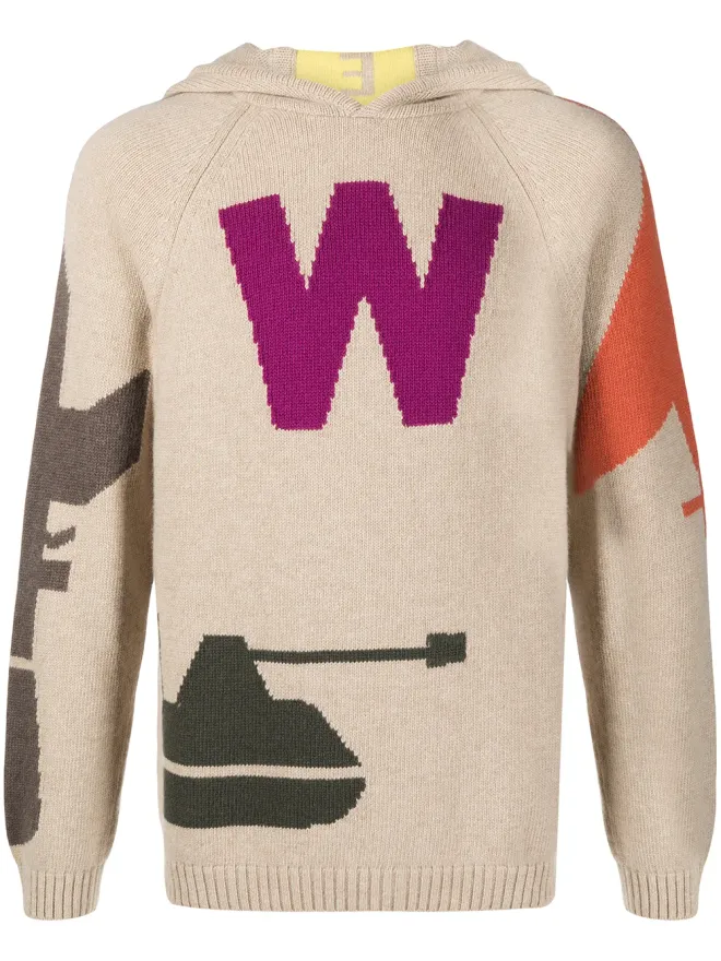 Walter Van Beirendonck Pre-Owned Walter Van Beirendonck ビンテージ ニットフーディの商品画像
