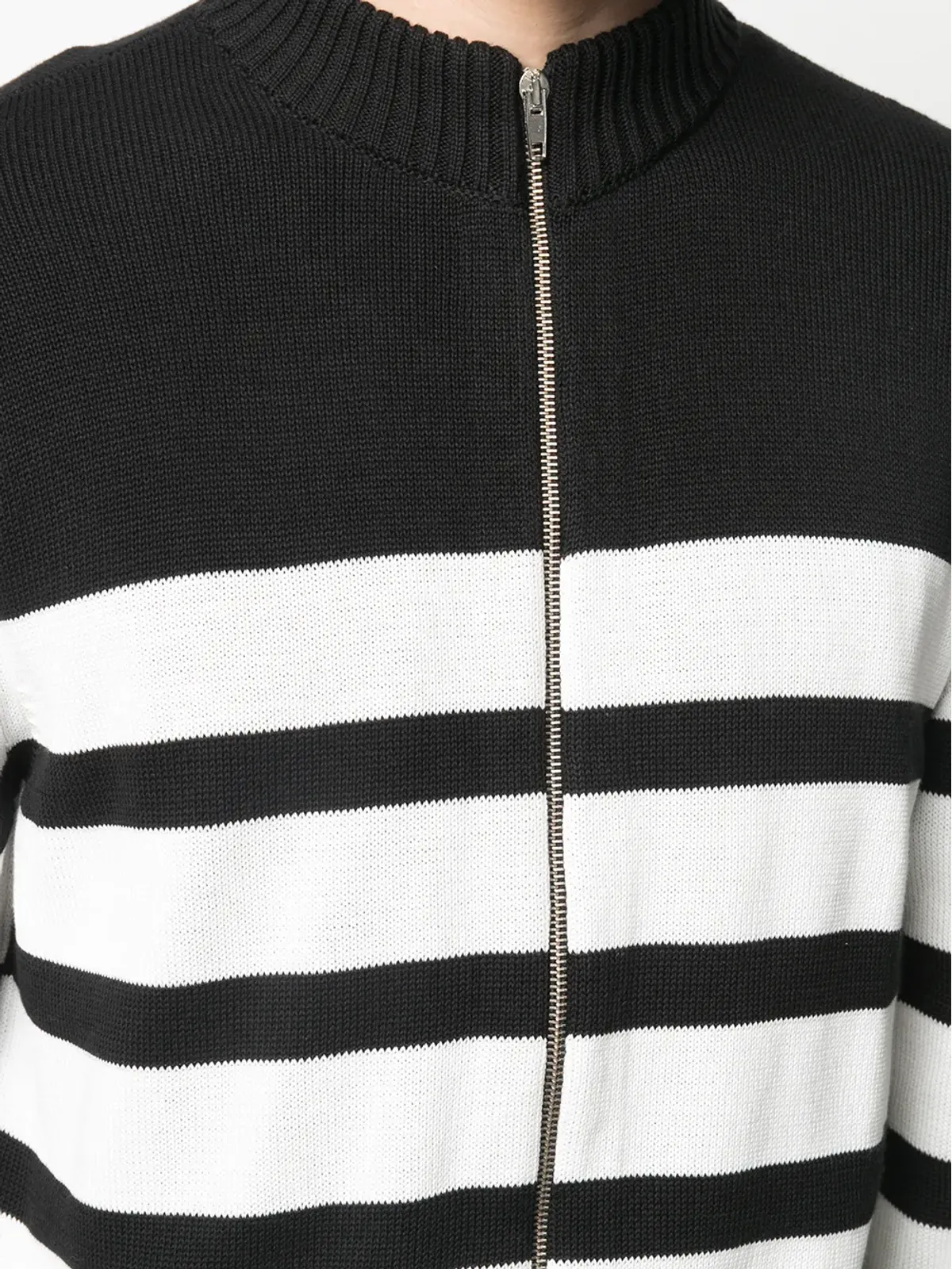 Walter Van Beirendonck Pre-Owned ストライププリントニットカーディガン - 画像5
