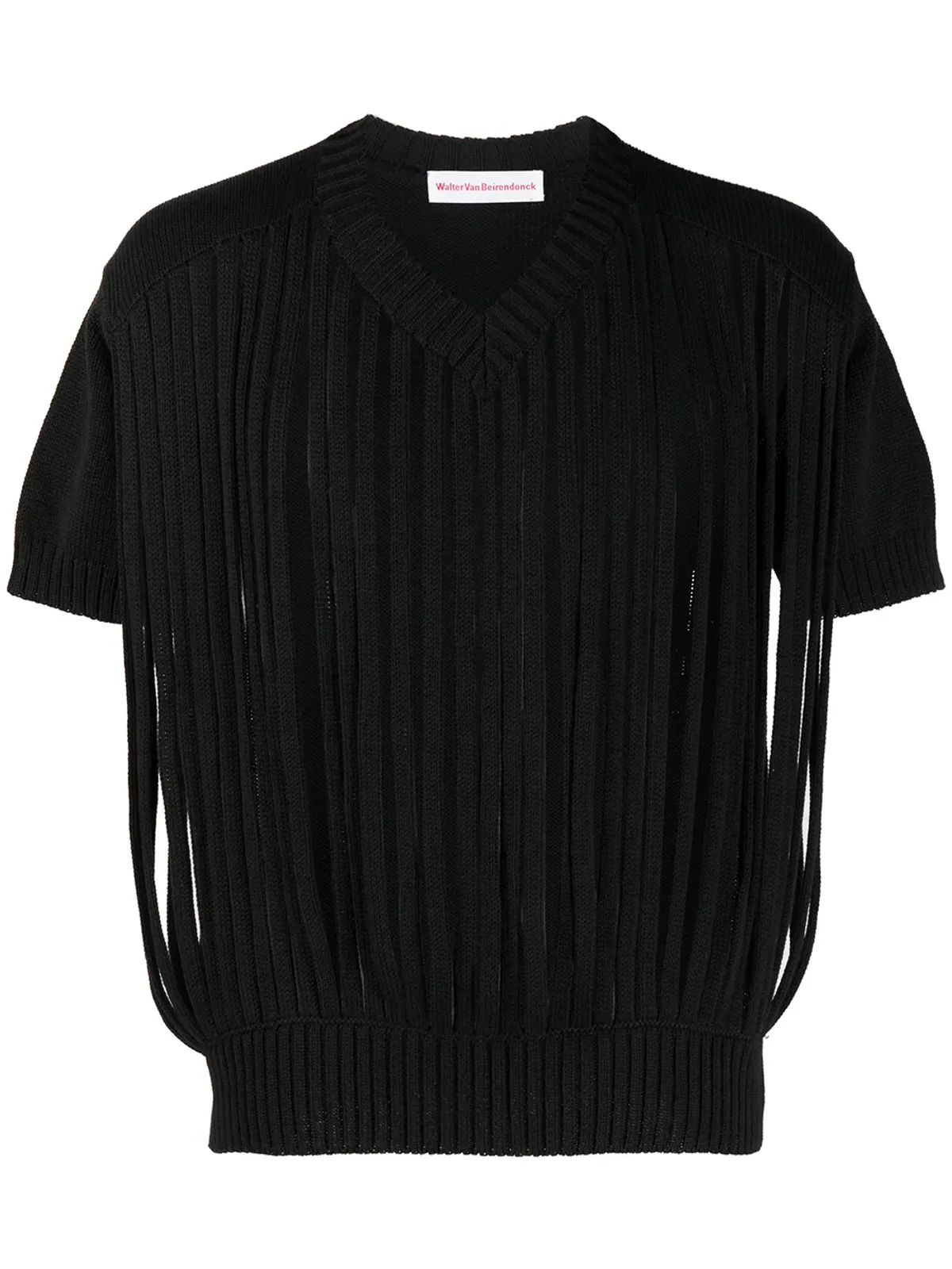 Walter Van Beirendonck Pre-Owned チューブ編みトップ ブラック - 画像1