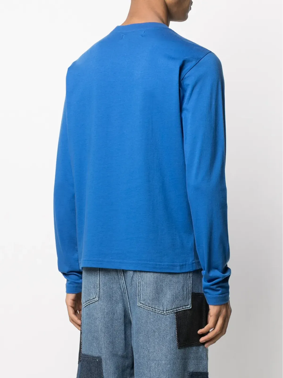 Walter Van Beirendonck Pre-Owned ビンテージ Gun長袖Tシャツ ブルー - 画像4