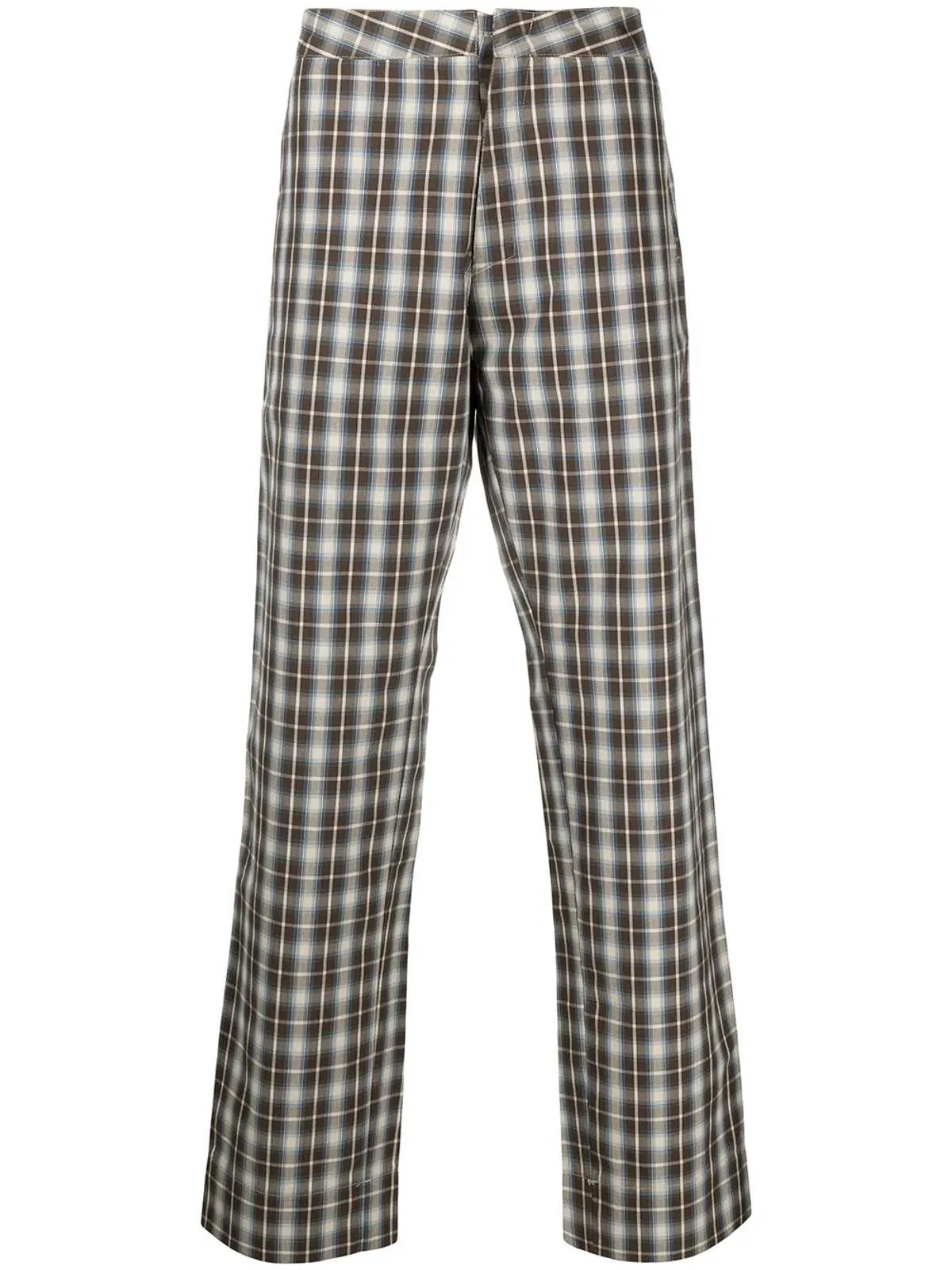 Walter Van Beirendonck Pre-Owned ロイヤルチェック柄パンツ - 画像1