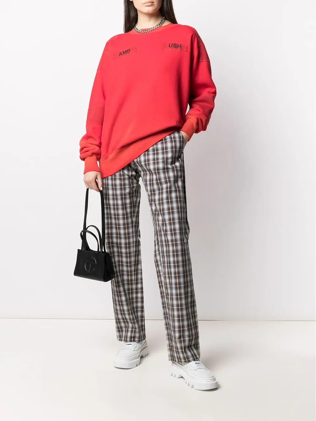 Walter Van Beirendonck Pre-Owned ロイヤルチェック柄パンツ - 画像3