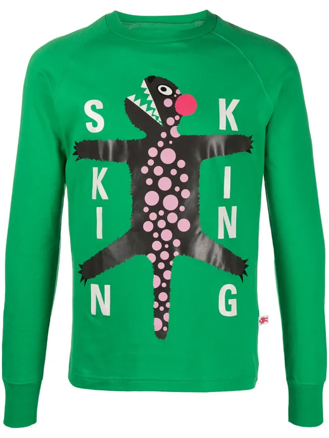 Walter Van Beirendonck Pre-Owned Walter Van Beirendonck スキンキング スウェットシャツ グリーンの商品画像