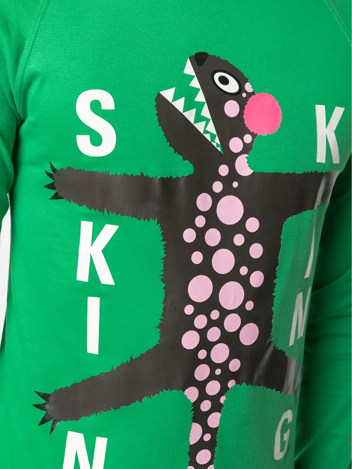 Walter Van Beirendonck スキンキング スウェットシャツ グリーン - 画像5