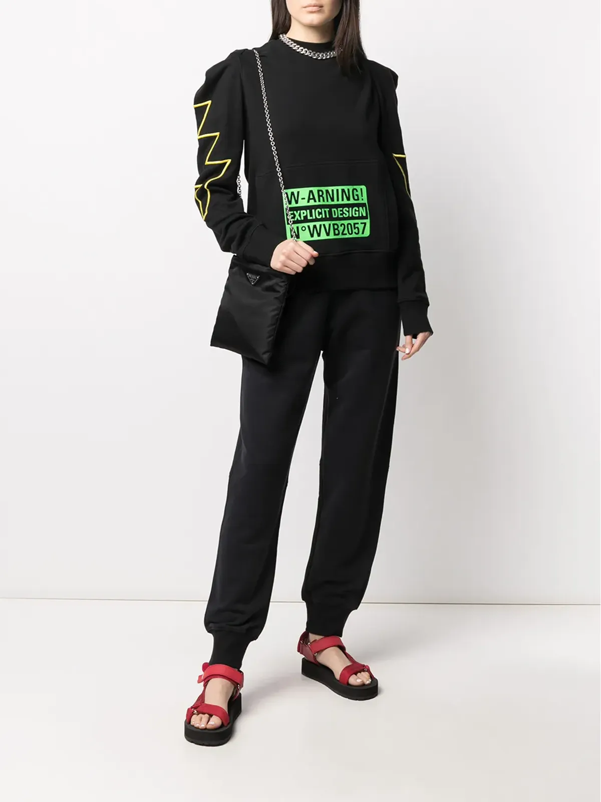 Walter Van Beirendonck ビンテージ ストレートレッグ スウェットパンツ - 画像3