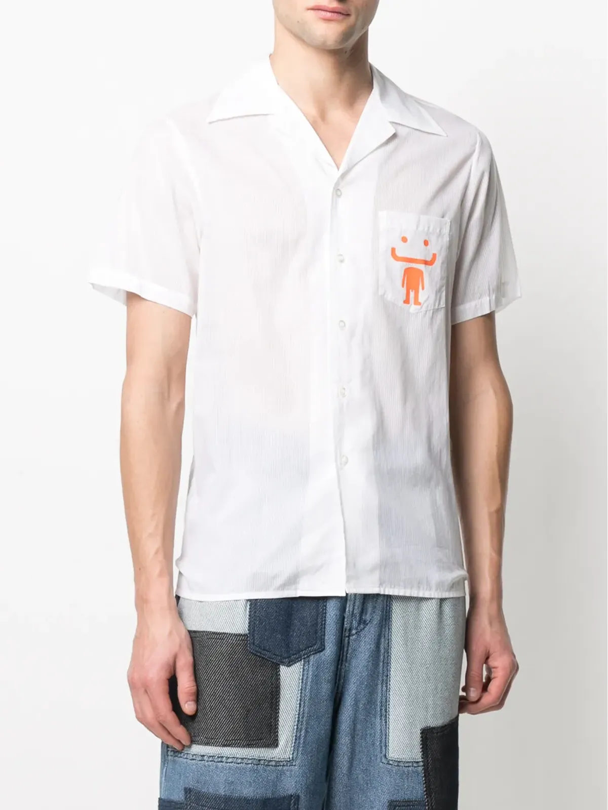 Walter Van Beirendonck Pre-Owned Relics from the Future 半袖シャツ（ホワイト） - 画像3