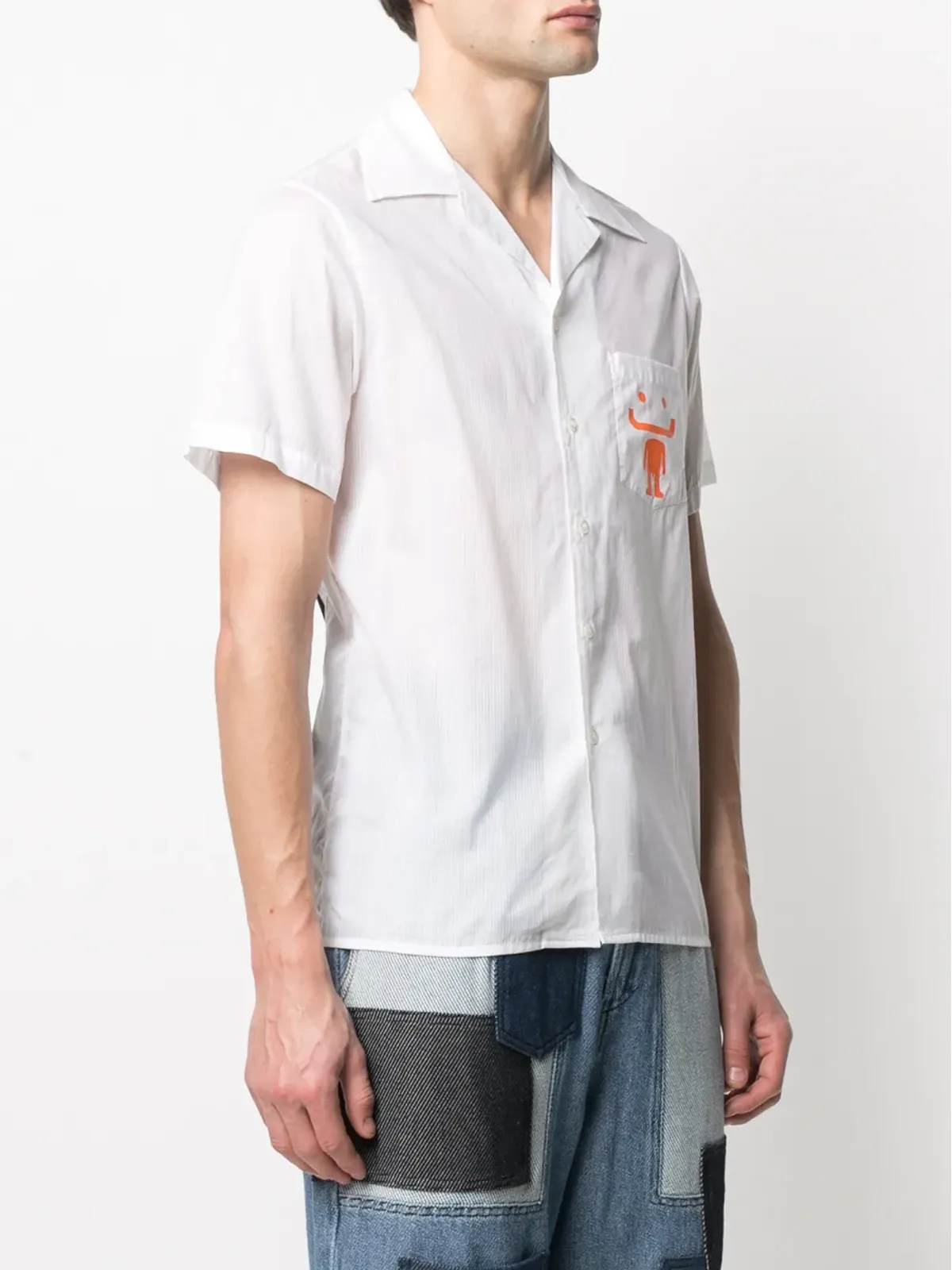 Walter Van Beirendonck Pre-Owned Relics from the Future 半袖シャツ（ホワイト） - 画像4