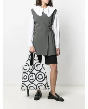 10 CORSO COMO リバーシブルプリント トートバッグ - ブラック - サムネイル4
