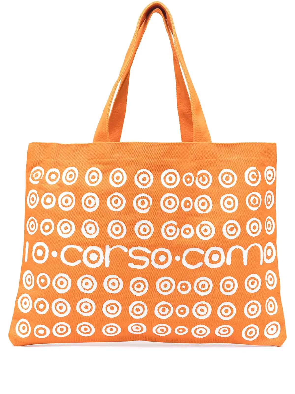 10 CORSO COMO スパイラルロゴプリント トートバッグ - オレンジ - 画像1