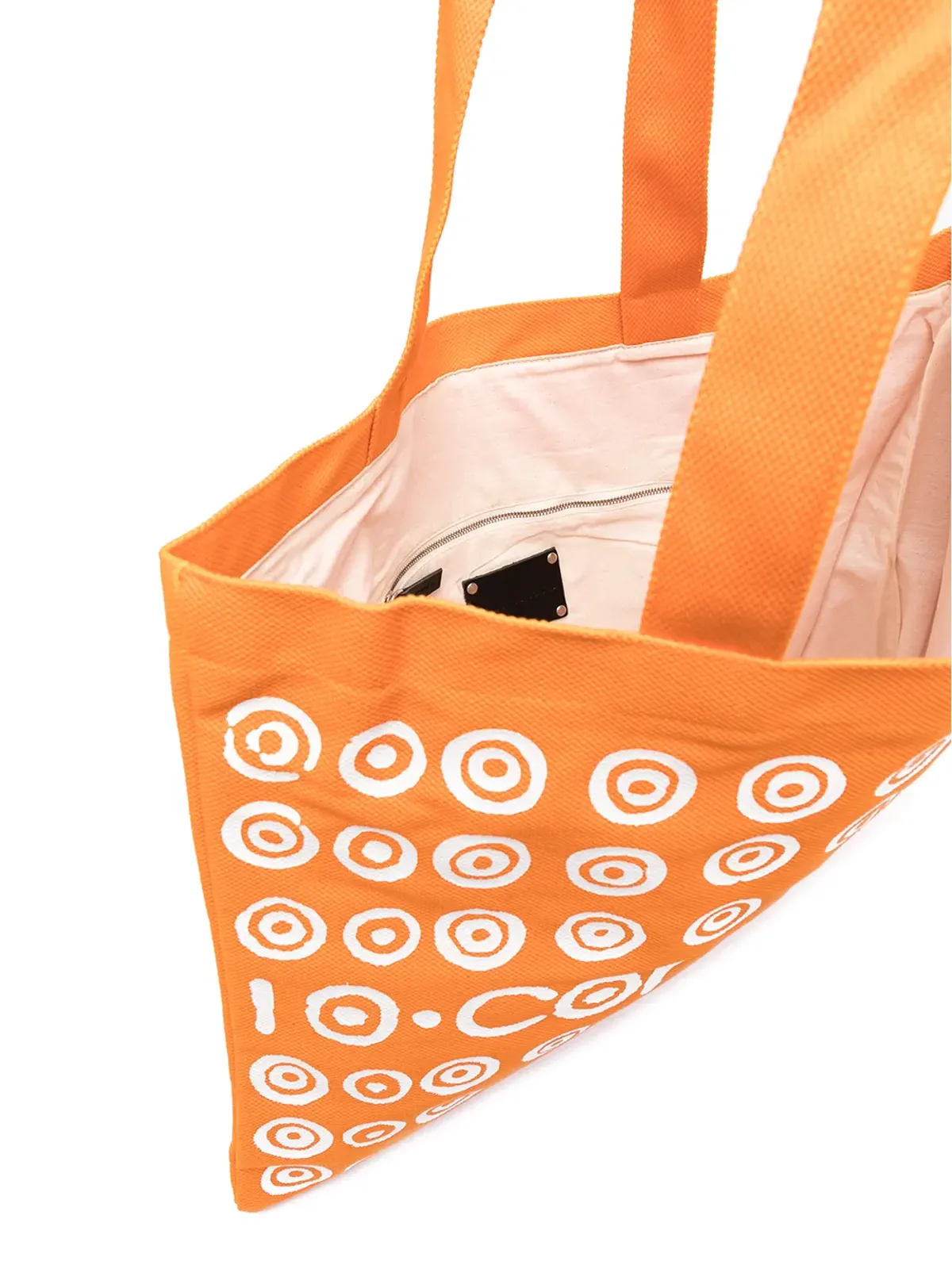 10 CORSO COMO スパイラルロゴプリント トートバッグ - オレンジ - 画像5