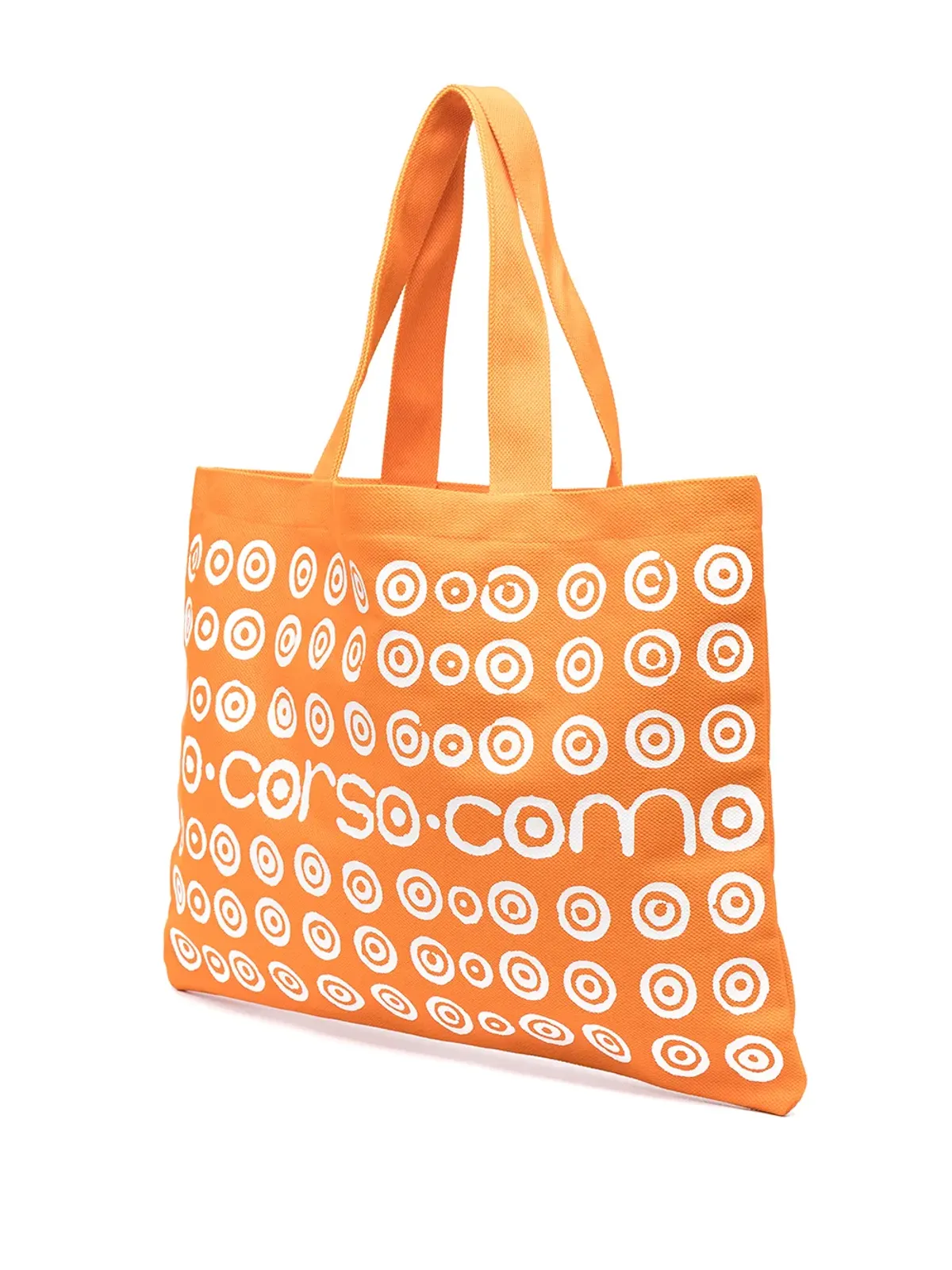 10 CORSO COMO スパイラルロゴプリント トートバッグ - オレンジ - 画像3