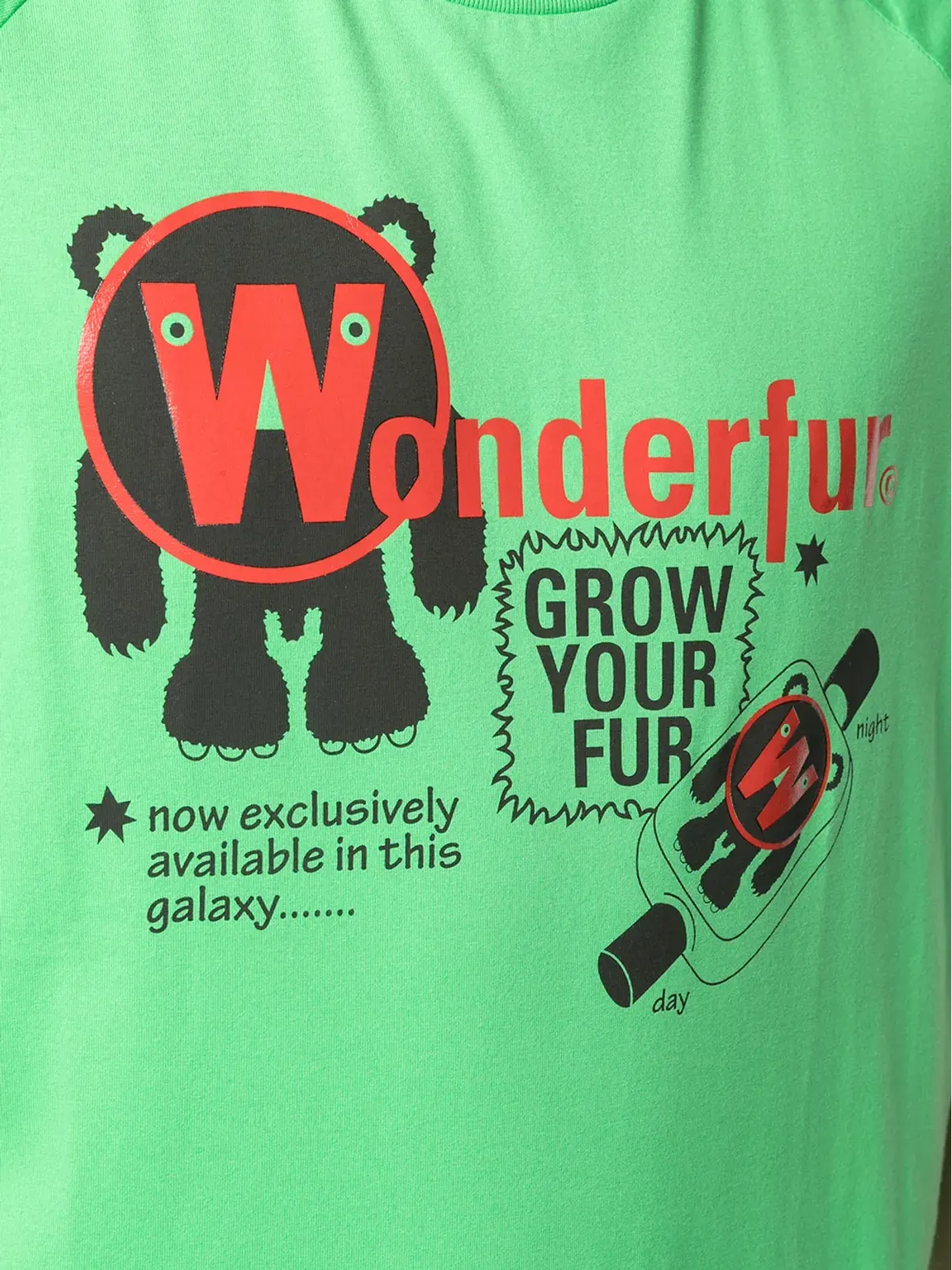 Walter Van Beirendonck Pre-Owned Wonderful print T-shirt - Green - 画像5