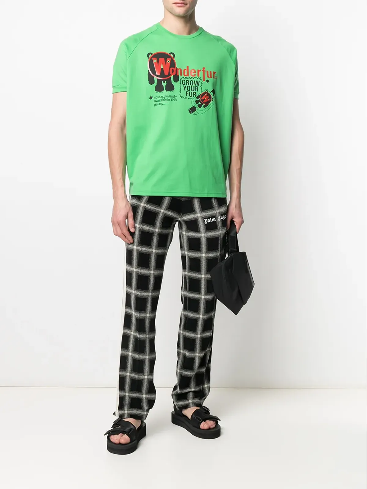 Walter Van Beirendonck Pre-Owned Wonderful print T-shirt - Green - 画像2