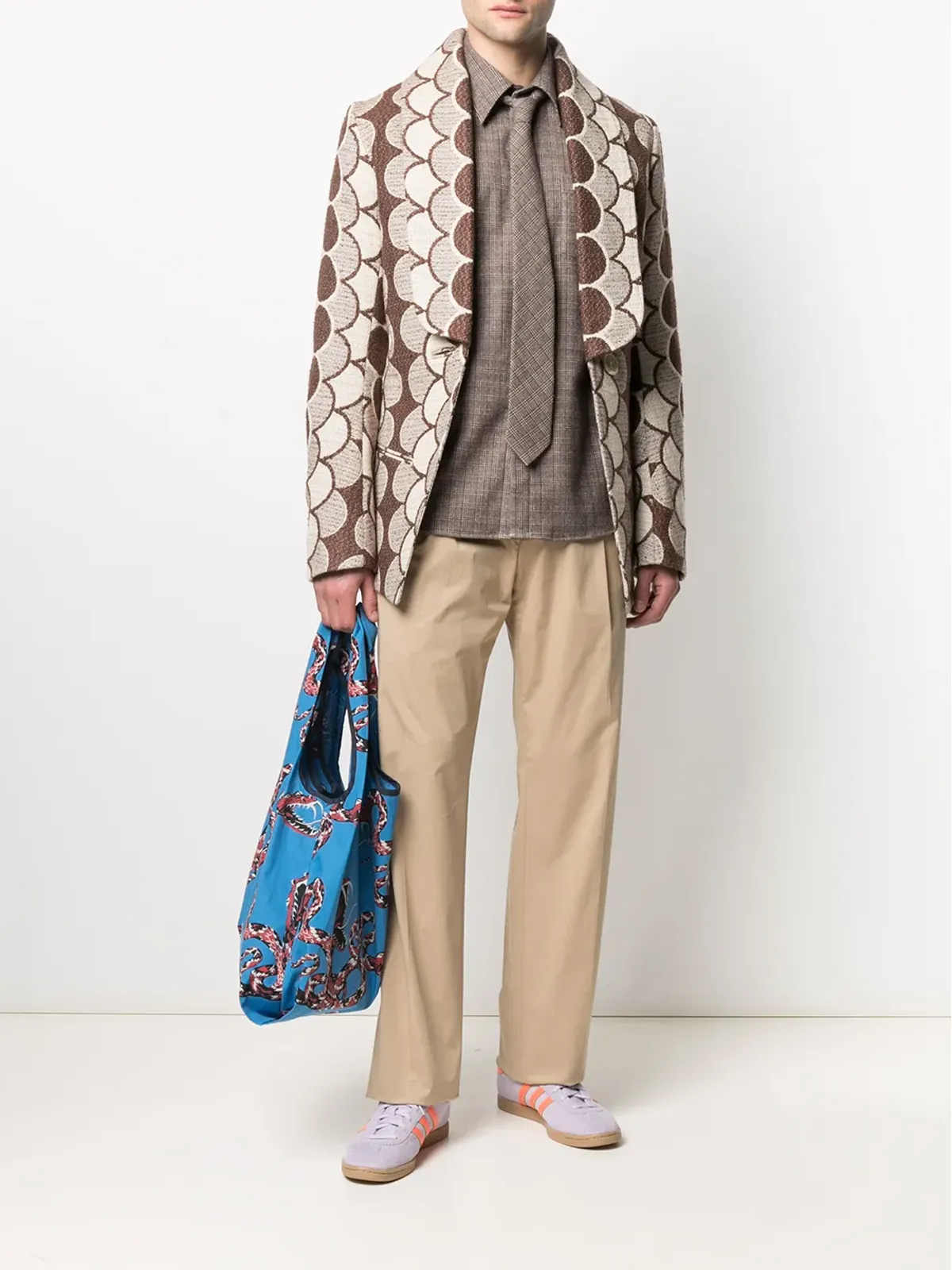 Walter Van Beirendonck 幾何学プリントジャケット - 画像2