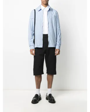 Prada ロゴパッチ クロップドパンツ - サムネイル2