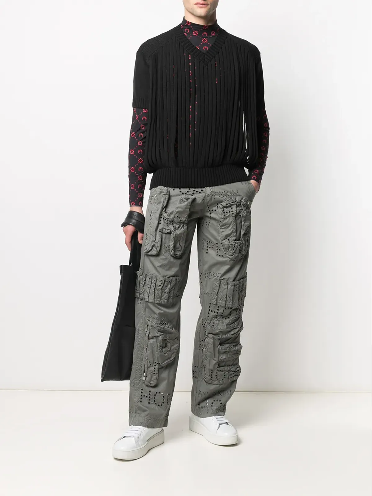 Walter Van Beirendonck ビンテージ 3Dホープパンツ - Grey - 画像2