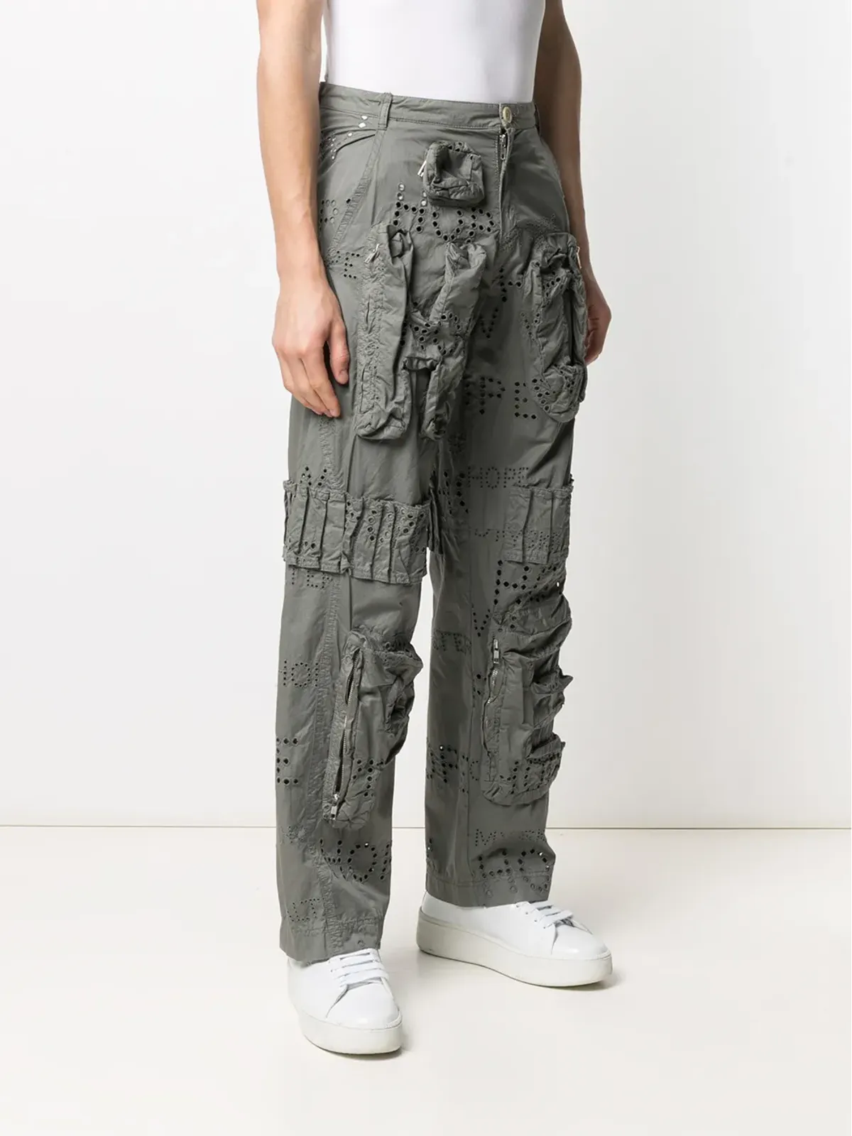 Walter Van Beirendonck ビンテージ 3Dホープパンツ - Grey - 画像3