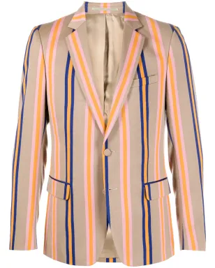 Walter Van Beirendonck Pre-Owned シャープストライププリント ブレザー - サムネイル1