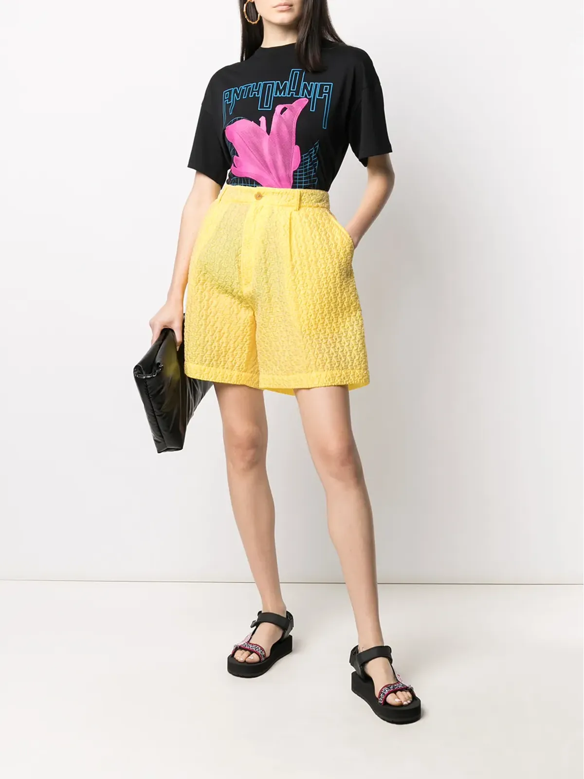 Walter Van Beirendonck Pre-Owned Korova shorts - Yellow - 画像3