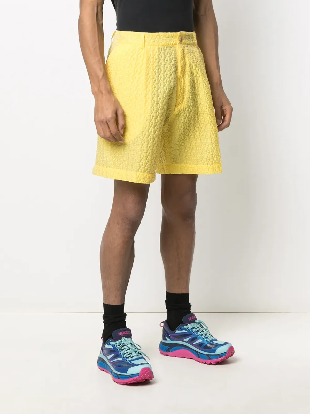 Walter Van Beirendonck Pre-Owned Korova shorts - Yellow - 画像4