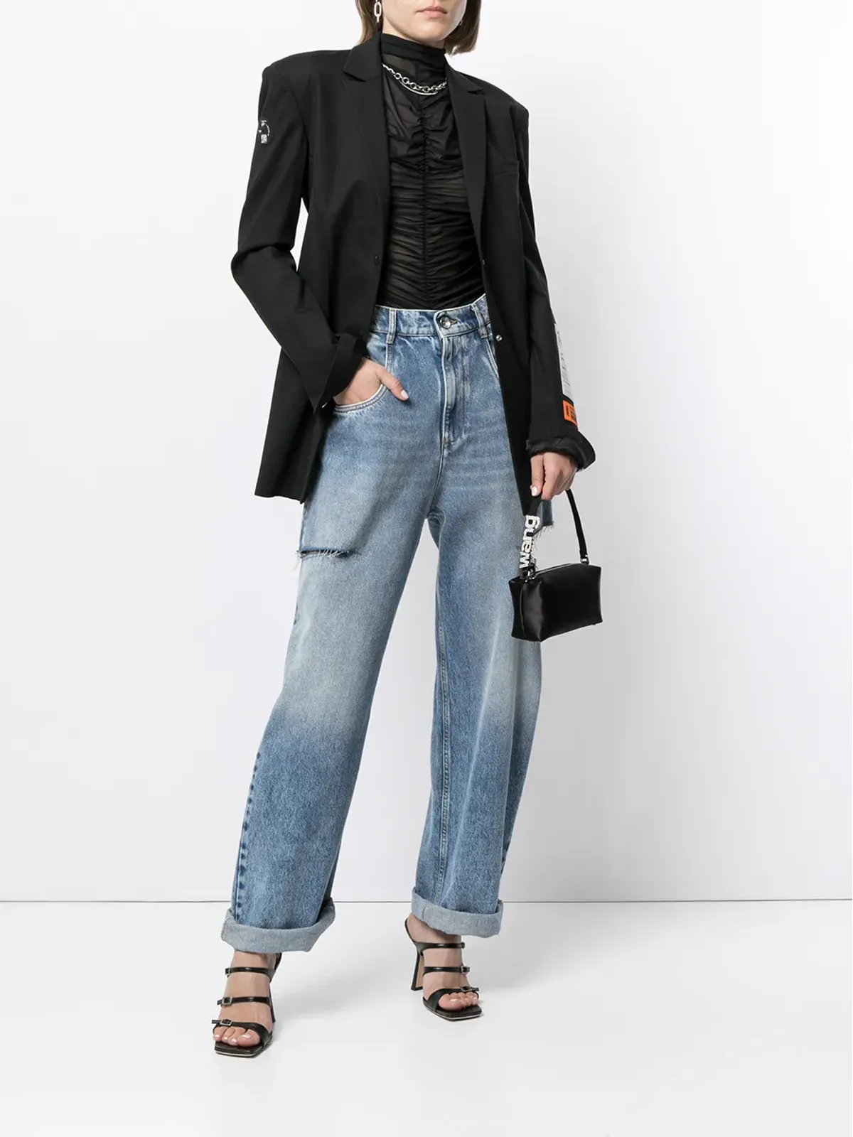 Alexander Wang ロゴミニトート - 画像2