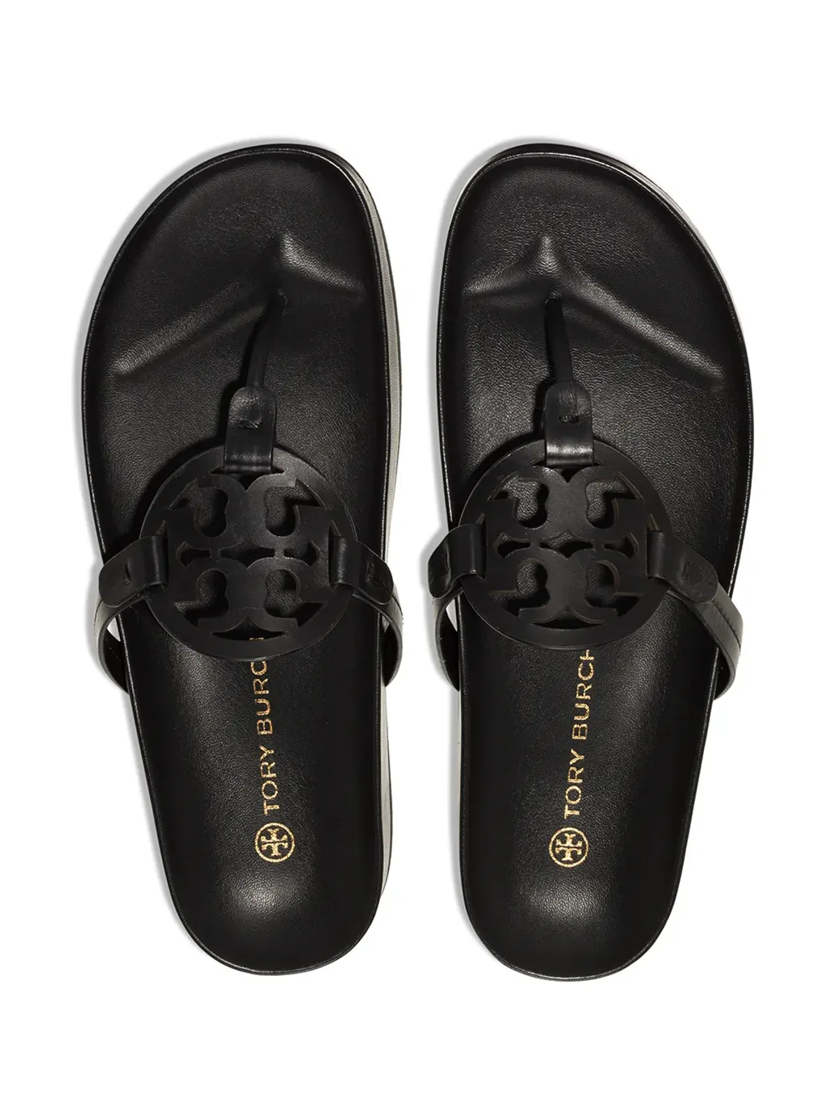 Tory Burch ミラー モノグラム フラットサンダル - 画像4