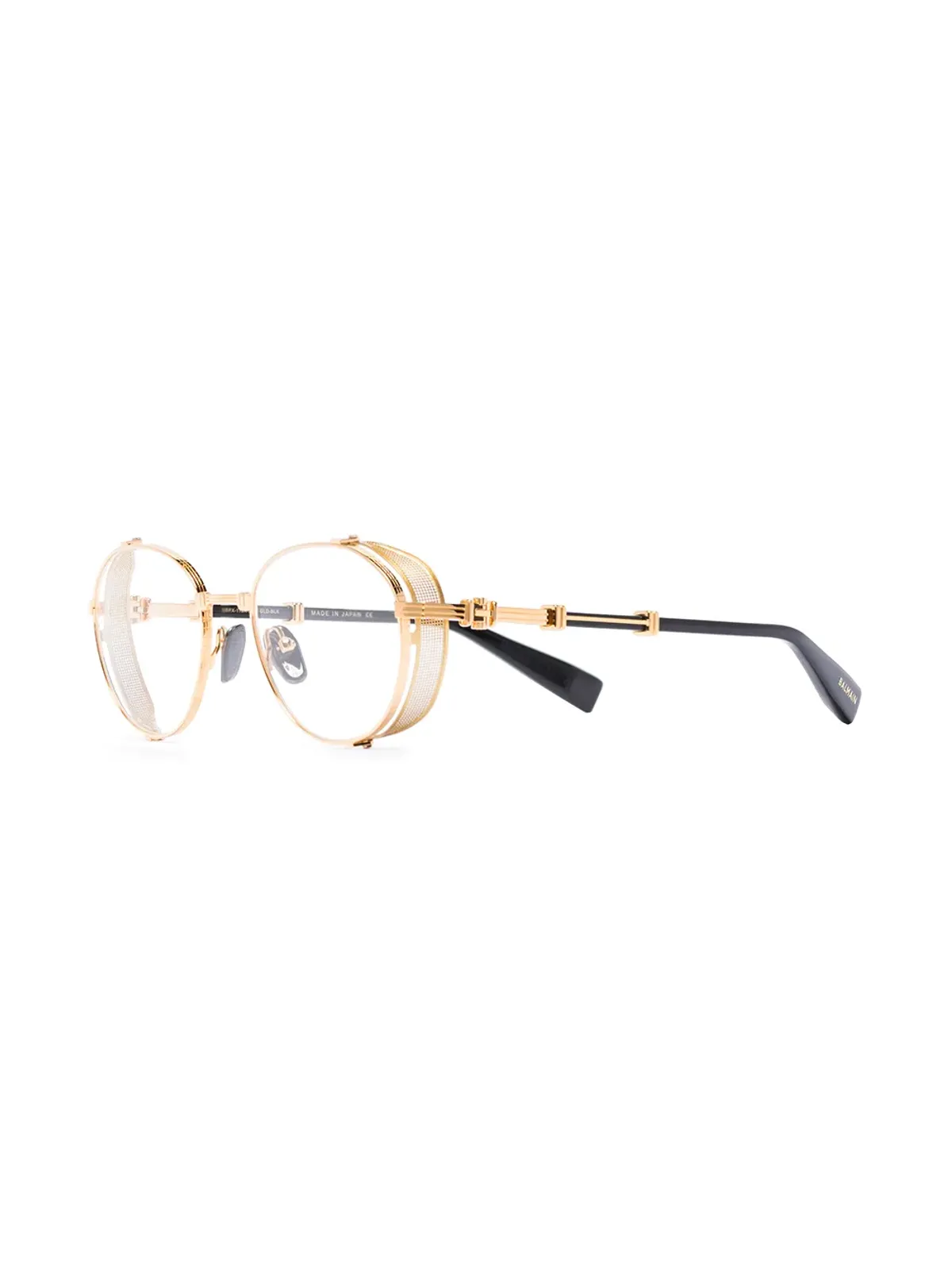 Balmain Eyewear BPX110A52 ラウンドフレーム眼鏡 - 画像2