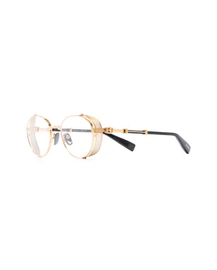 Balmain Eyewear BPX110A52 ラウンドフレーム眼鏡 - サムネイル2