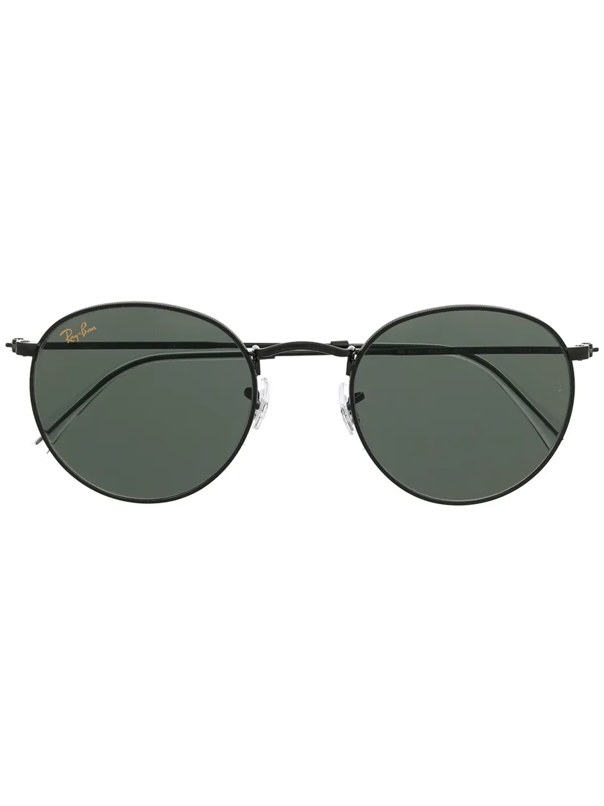 Ray-Ban 丸型ティントサングラス - ブラック - 画像1