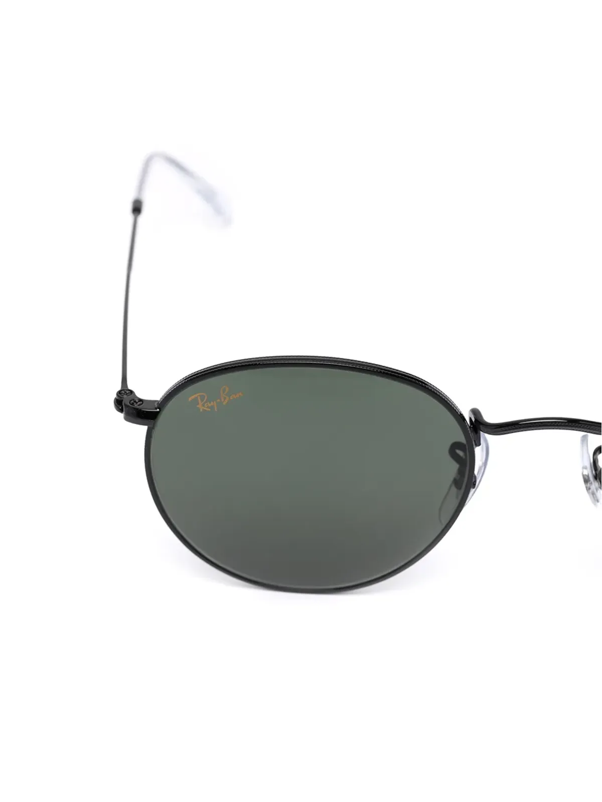 Ray-Ban 丸型ティントサングラス - ブラック - 画像3