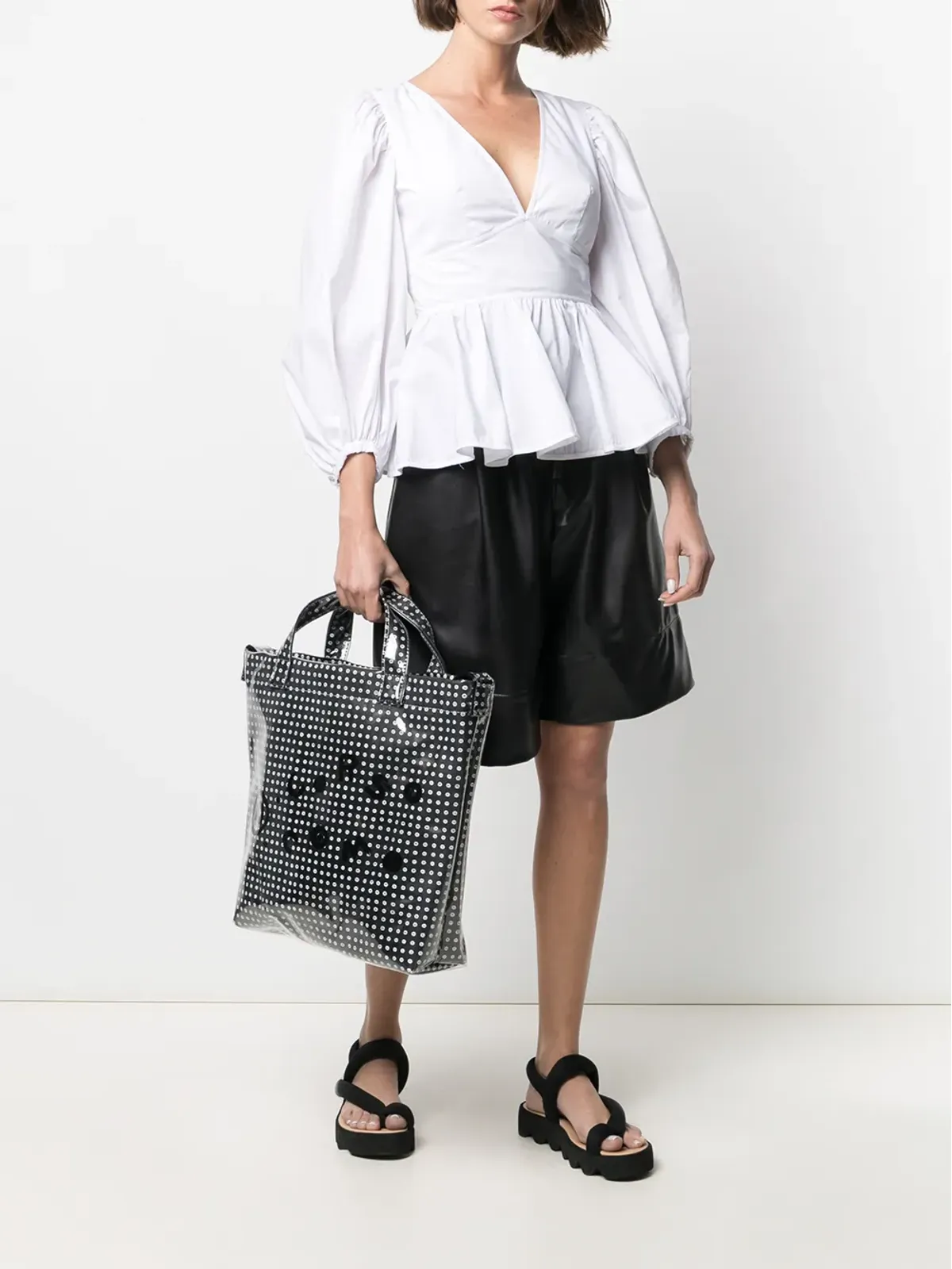 10 CORSO COMO モノグラムプリント トートバッグ - 画像2