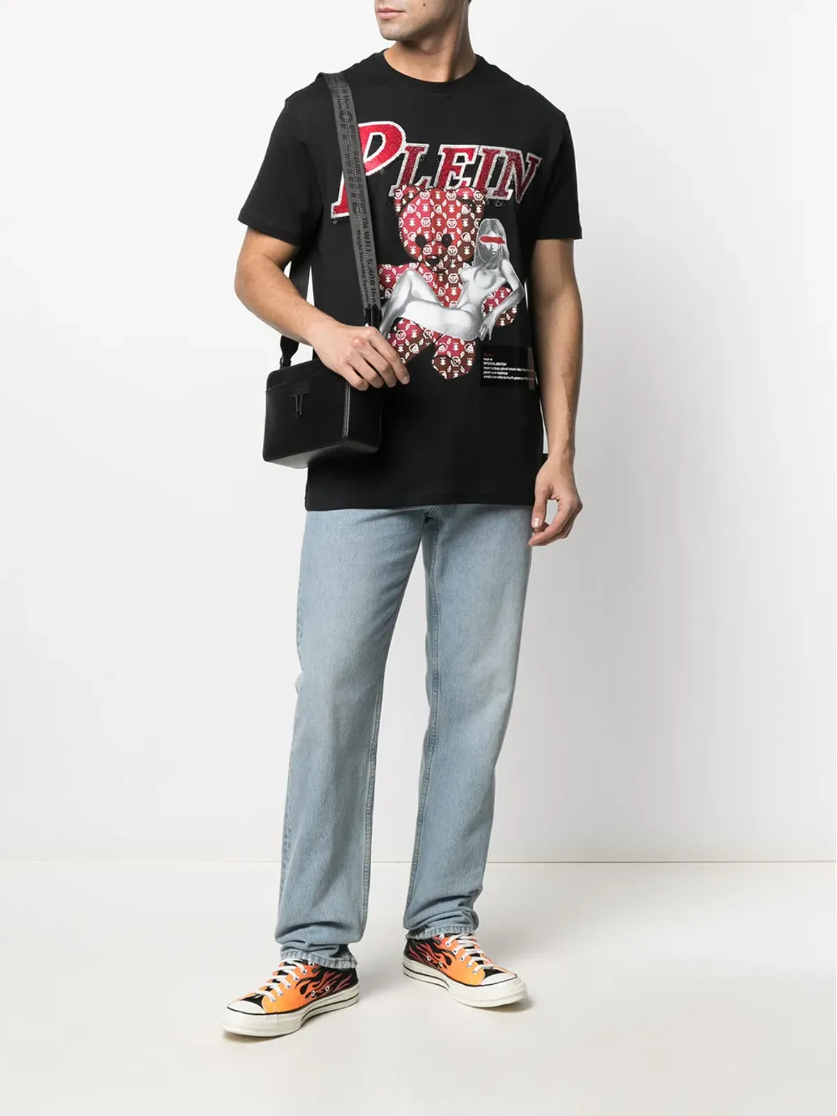Philipp Plein グラフィックプリント コットンTシャツ - ブラック - 画像2