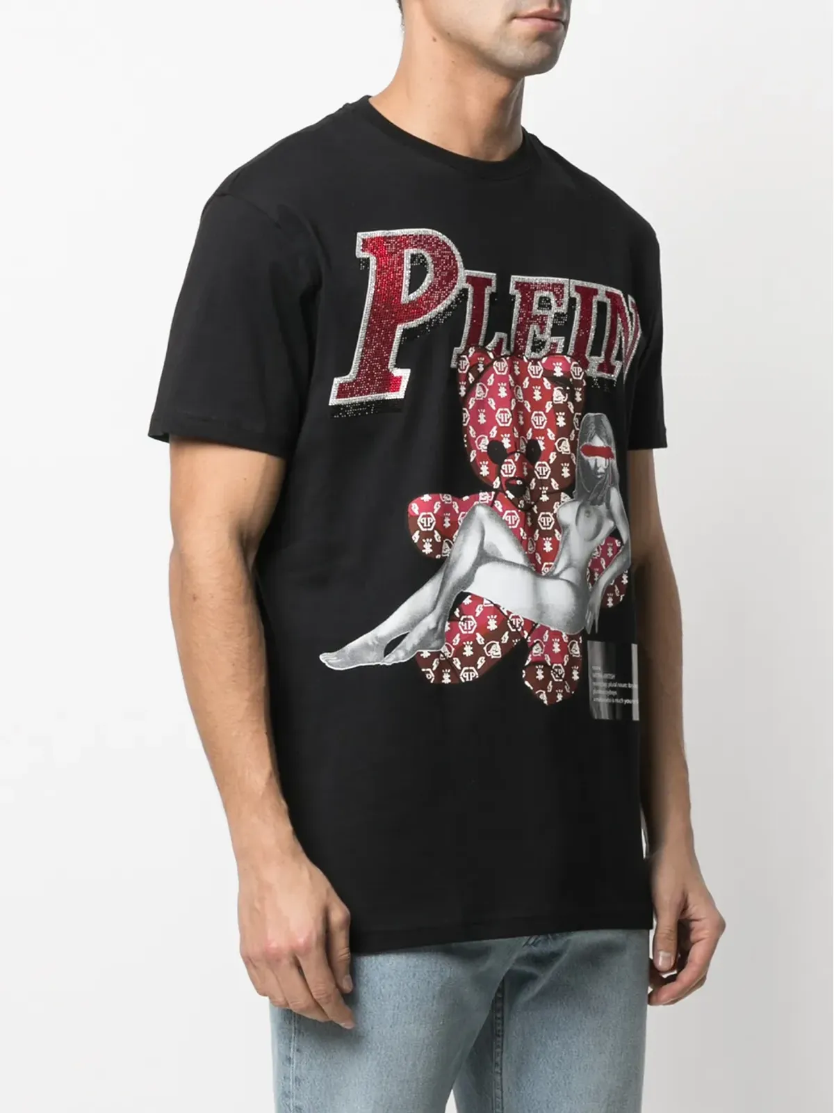 Philipp Plein グラフィックプリント コットンTシャツ - ブラック - 画像4