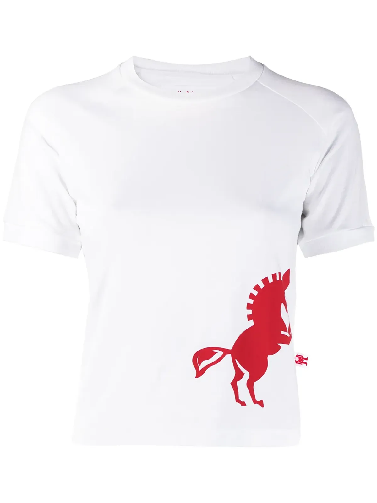 Walter Van Beirendonck Pre-Owned Future Animals print T-shirt - White - 画像1