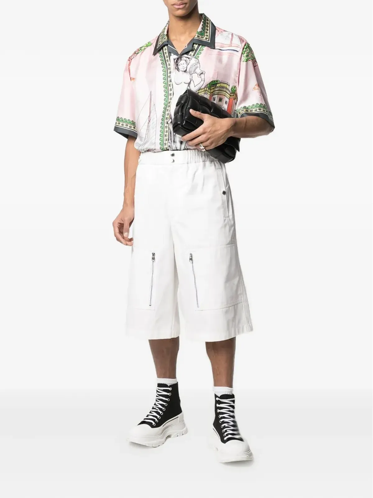Alexander McQueen マルチポケット Bermuda Shorts - 画像2
