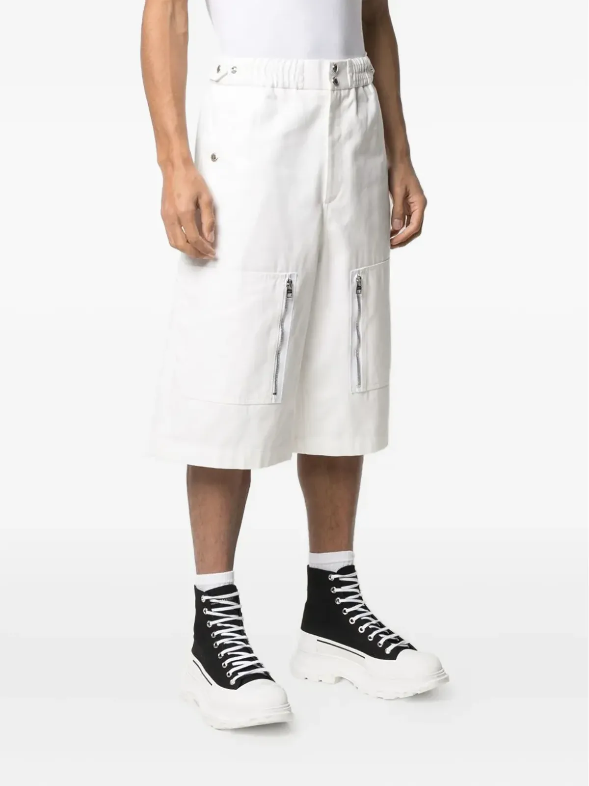 Alexander McQueen マルチポケット Bermuda Shorts - 画像3