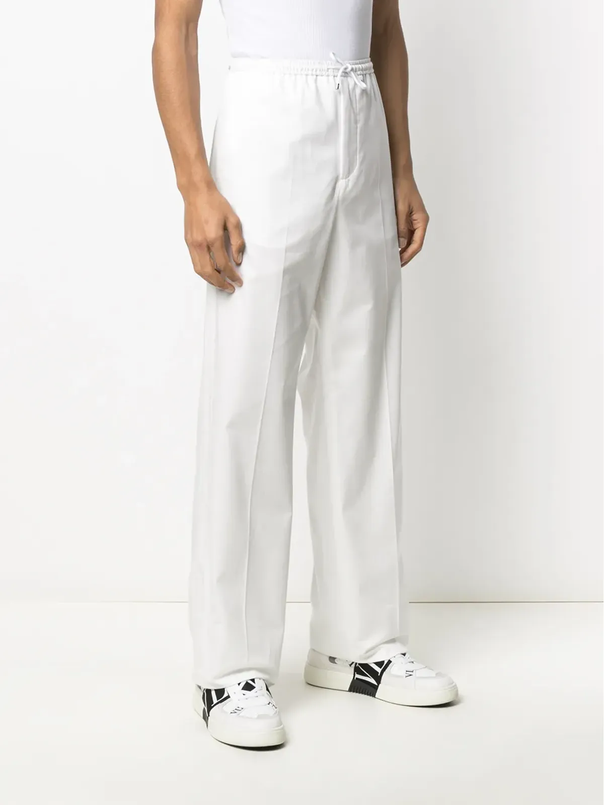 Valentino Garavani ストレートレッグ ドローストリングパンツ - 画像3