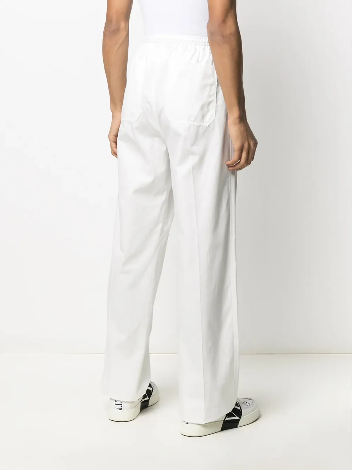 Valentino Garavani ストレートレッグ ドローストリングパンツ - 画像4