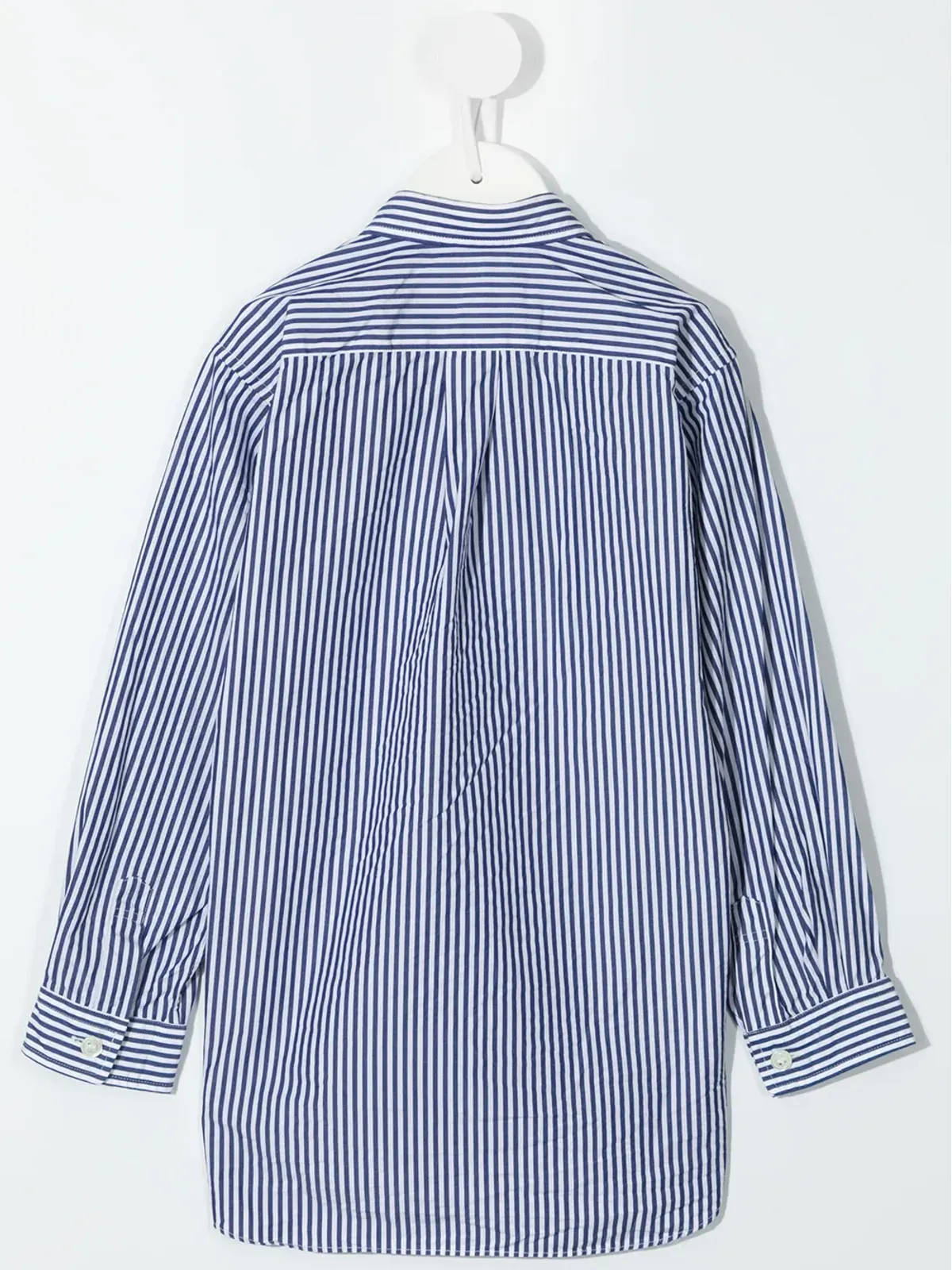 Comme Des Garçons Play Kids ストライプコットンシャツ - Blue - 画像2