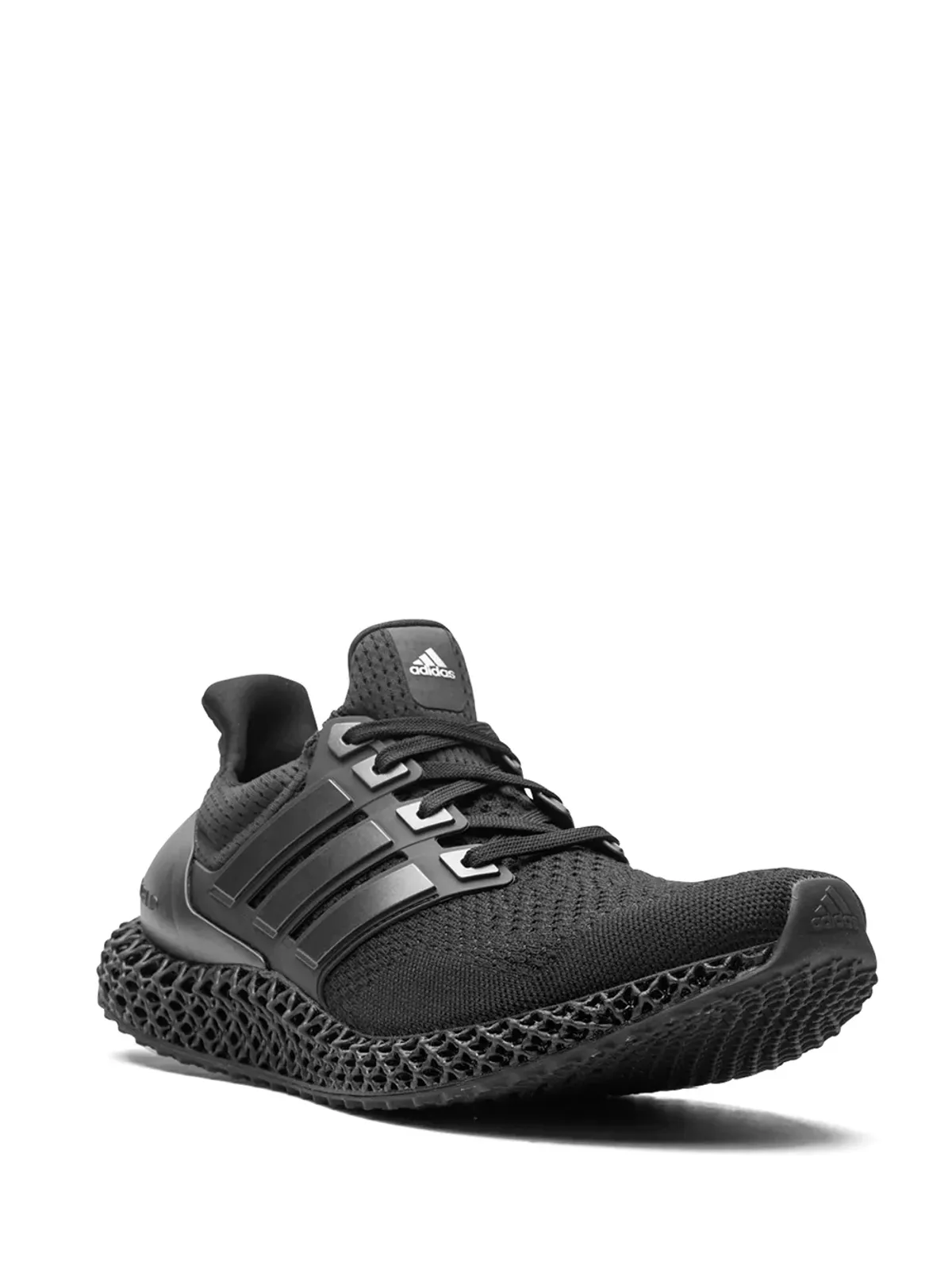 adidas ウルトラ4D トリプルブラック スニーカー - 画像2