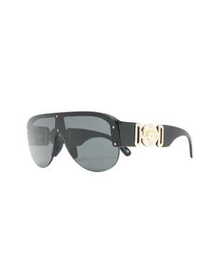 Versace Eyewear 着色パイロットフレーム サングラス（ブラック） - サムネイル2