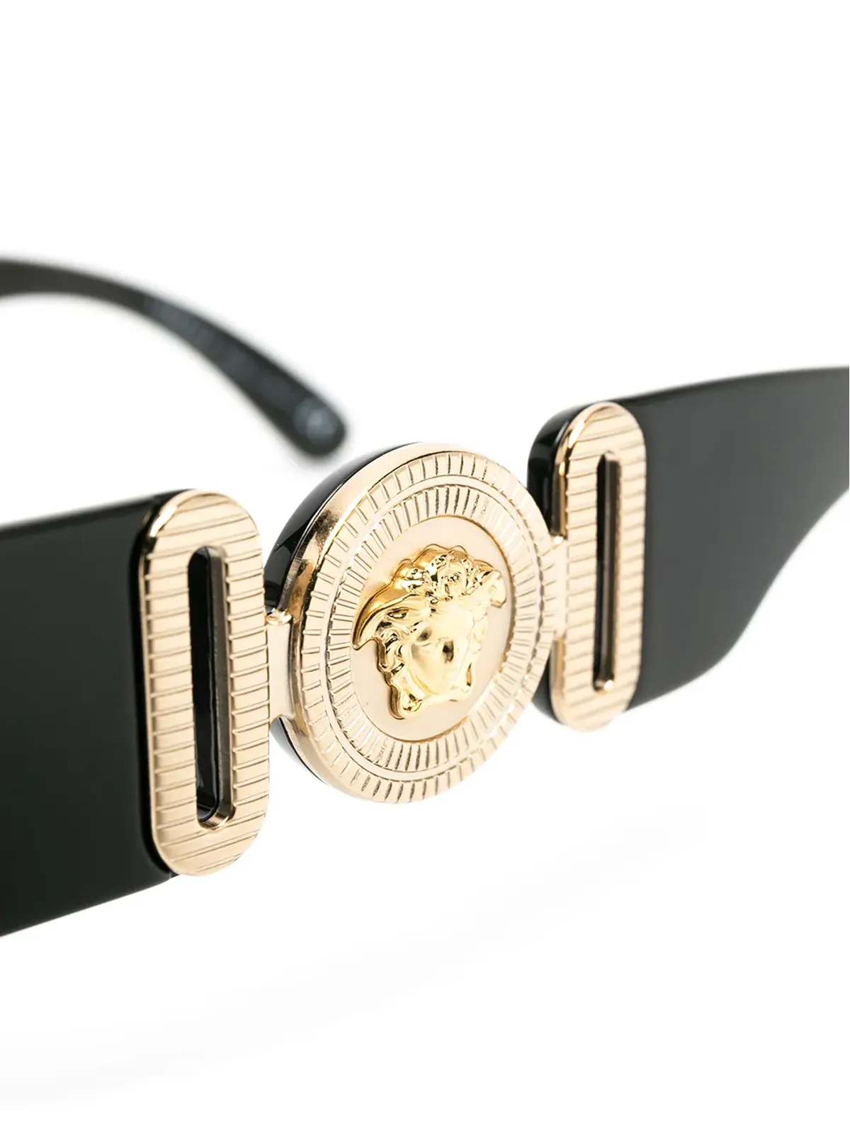 Versace Eyewear 着色パイロットフレーム サングラス（ブラック） - 画像3