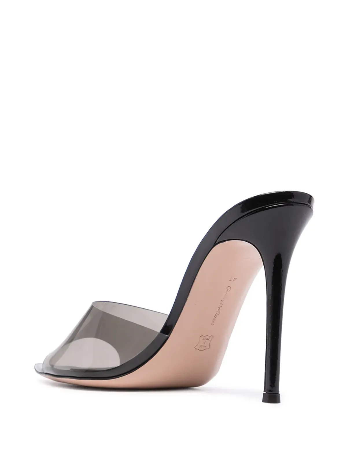 Gianvito Rossi Elle パテントレザー ミュール - 画像3