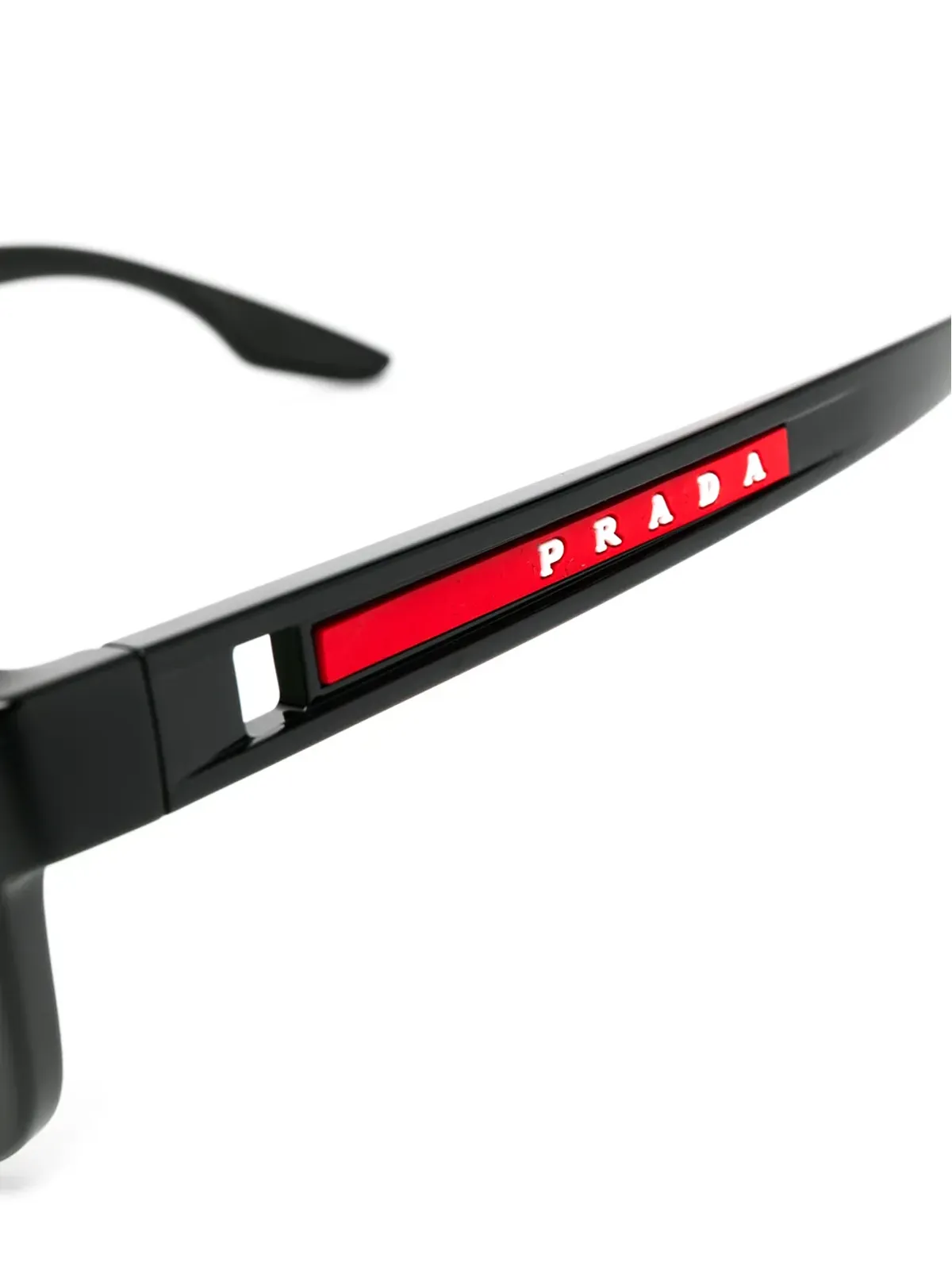 Prada Eyewear ナビゲーター ティントサングラス - ブラック - 画像3
