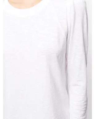 Veronica Beard ラウンドネック長袖Tシャツ - ホワイト - サムネイル5