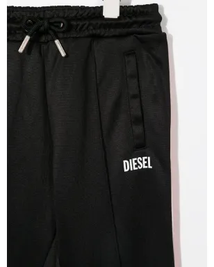 Diesel Kids ロゴプリント ドローストリング トラックパンツ - サムネイル3