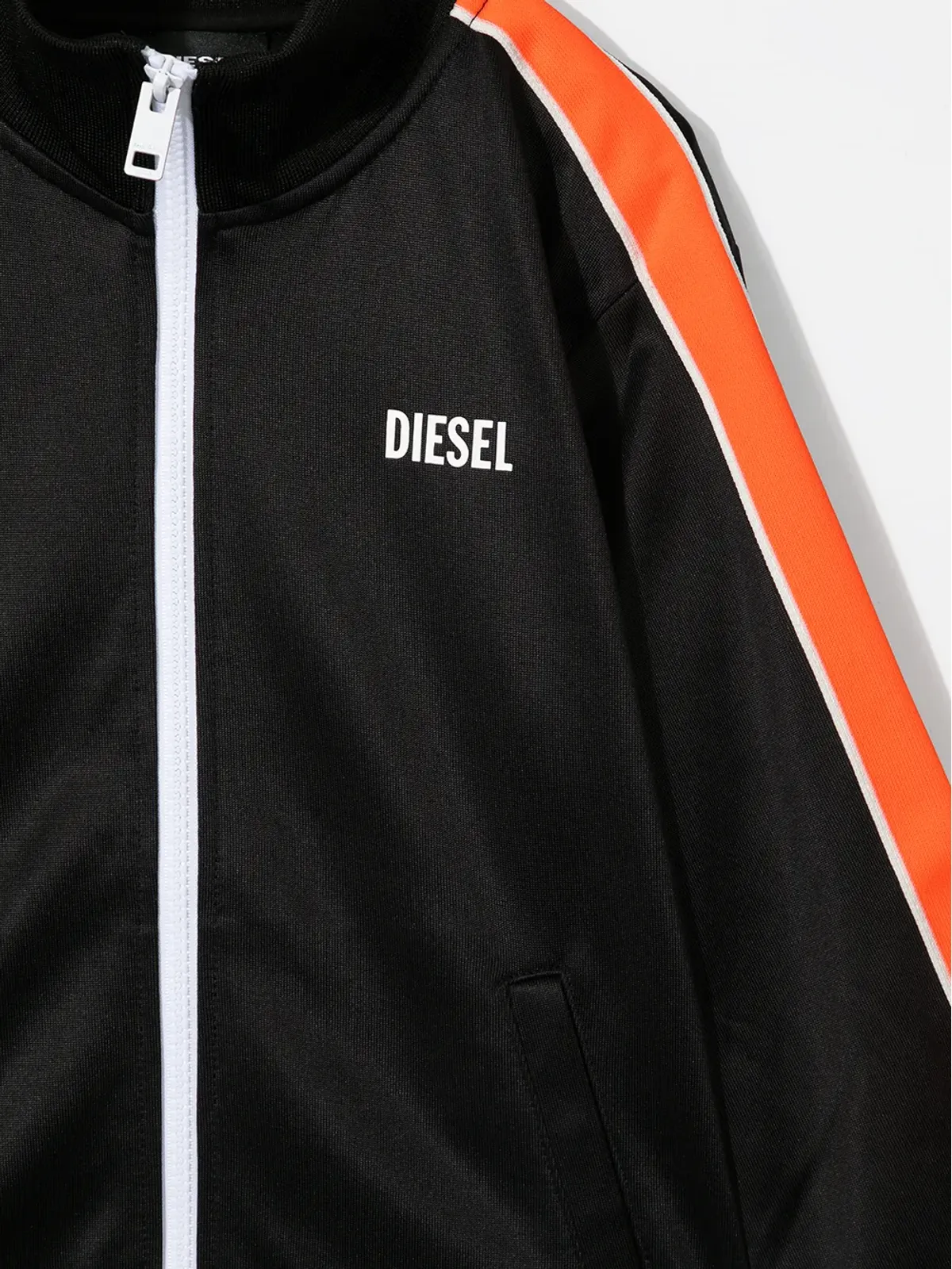 Diesel Kids ロゴプリント ジップアップ トラックジャケット - 画像3