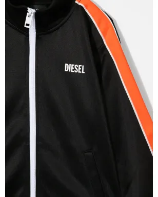 Diesel Kids ロゴプリント ジップアップ トラックジャケット - サムネイル3